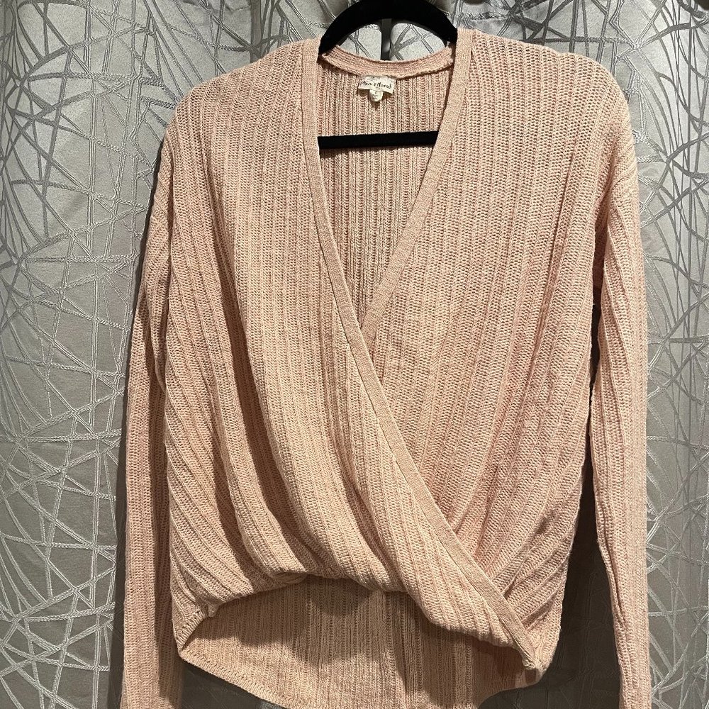 Hem & Thread -Front Wrap Sweater